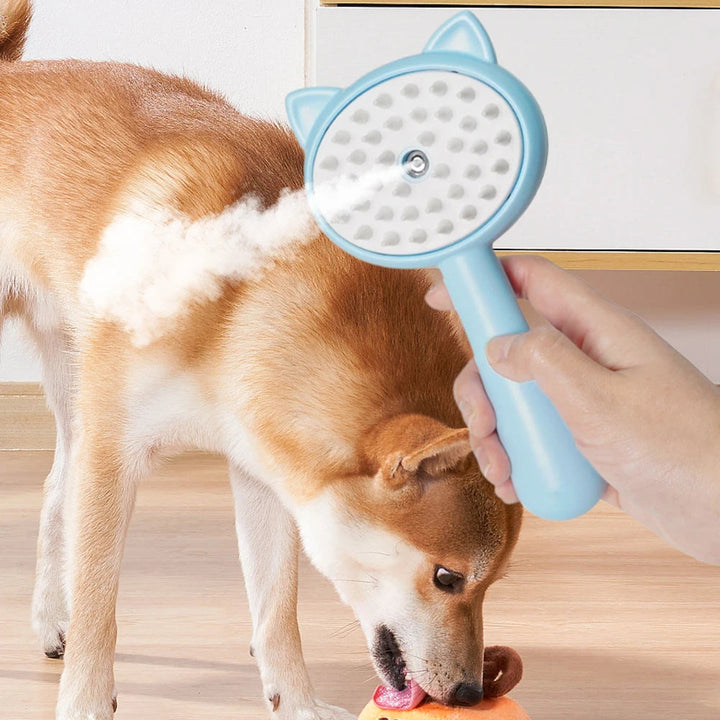 Transform Your Pet Grooming Routine with the Rechargeable Self-Cleaning Pet Grooming Brush With Mist