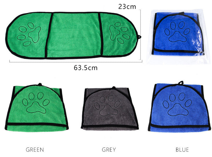 Transform Your Pet's Bath Time with Our Absorbent Pet Bath Towel