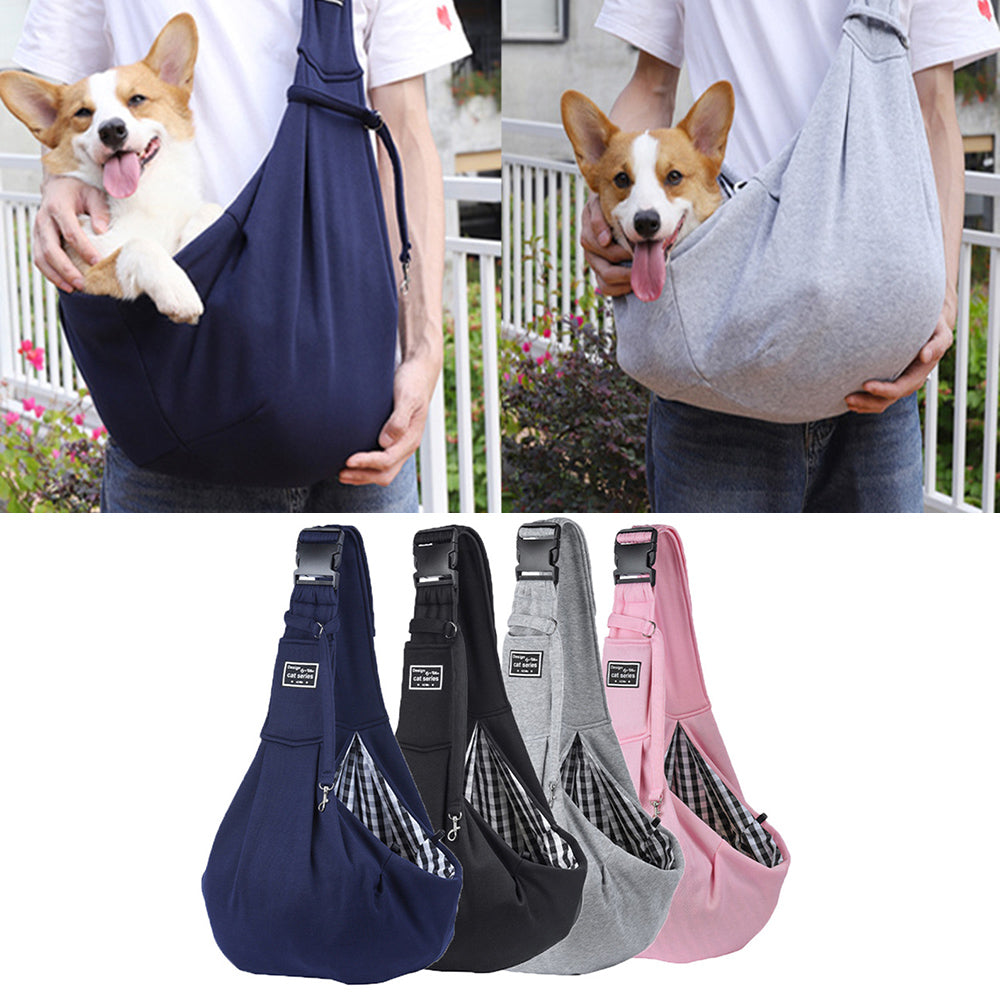 Comfortable Cotton Pet Travel Carrier Sling Bag