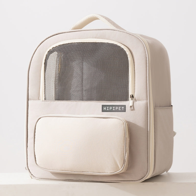 Breathable Pet Travel Backpack With Comfortable Mesh Window