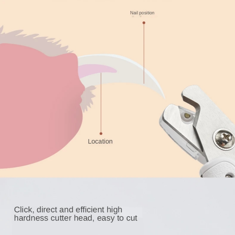 Professional Pet Nail Clipper Scissors With LED Trimmer