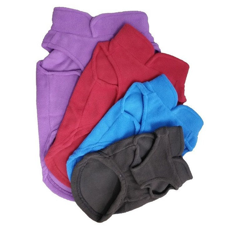 Fleece Pet Coat Jacket Vest for Small Pets