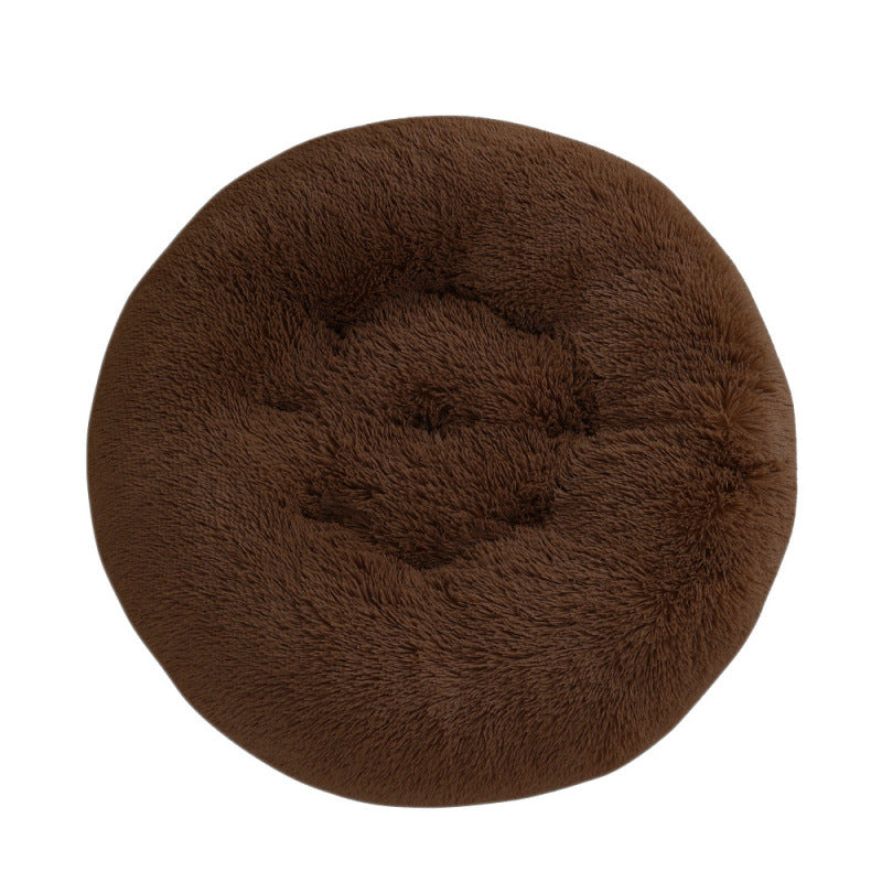 Round Plush Pet Bed Mat