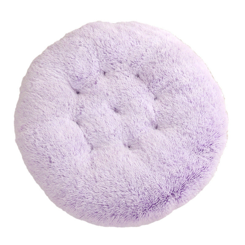 Round Plush Pet Bed Mat