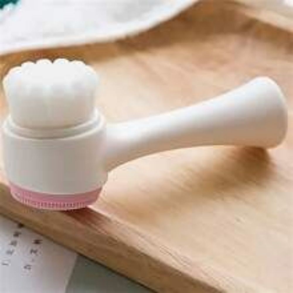 Easy-Clean Nylon Pet Paw Brush Gentle Grooming Tool