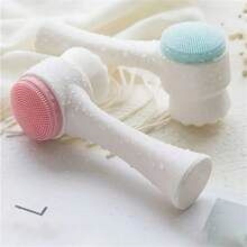 Easy-Clean Nylon Pet Paw Brush Gentle Grooming Tool