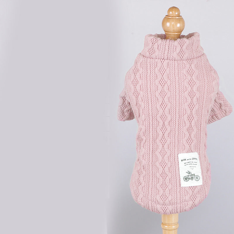 Cozy Knit Pet Sweater Comfortable Warm Wear