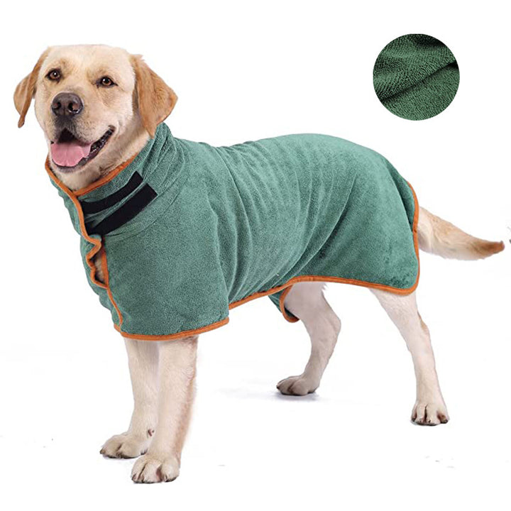 Fast-Drying Microfiber Pet Bathrobe Towel