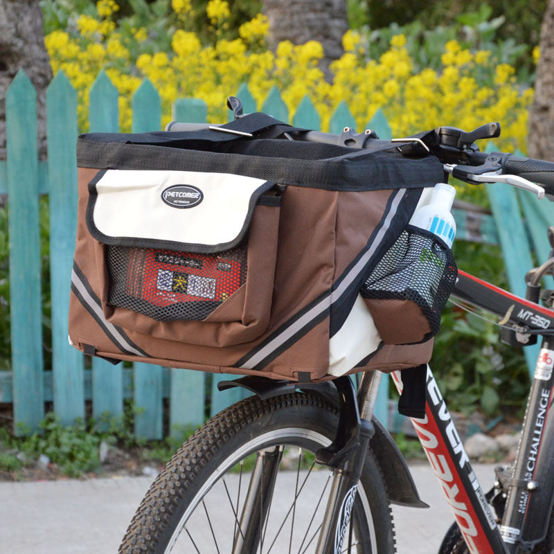 Removable Front Bike Basket Pet Carrier