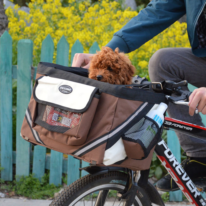Removable Front Bike Basket Pet Carrier