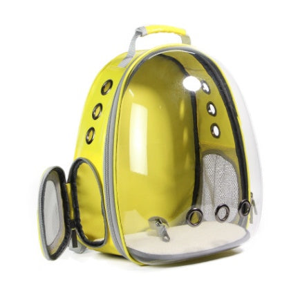 Portable Pet Backpack Carrier Bubble Capsule Design
