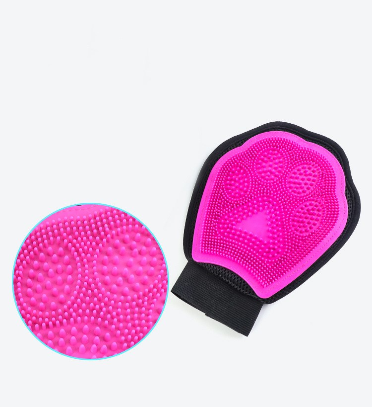 Pet Bathing Glove And Cleaning Brush