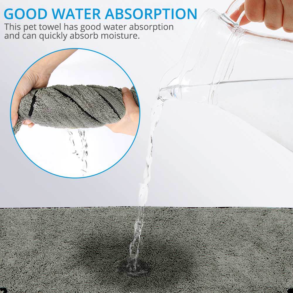 Super Absorbent Large Pet Bathrobe Towel