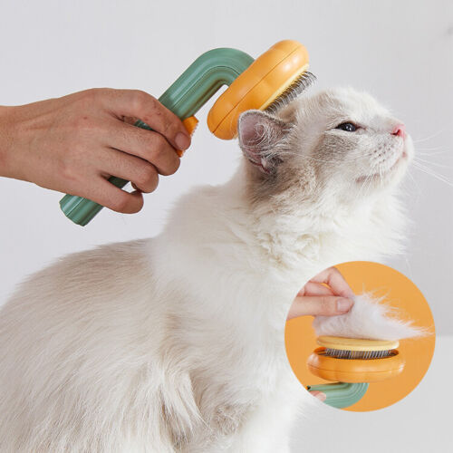 Pumpkin Pet Self-Cleaning Slicker Brush For Grooming