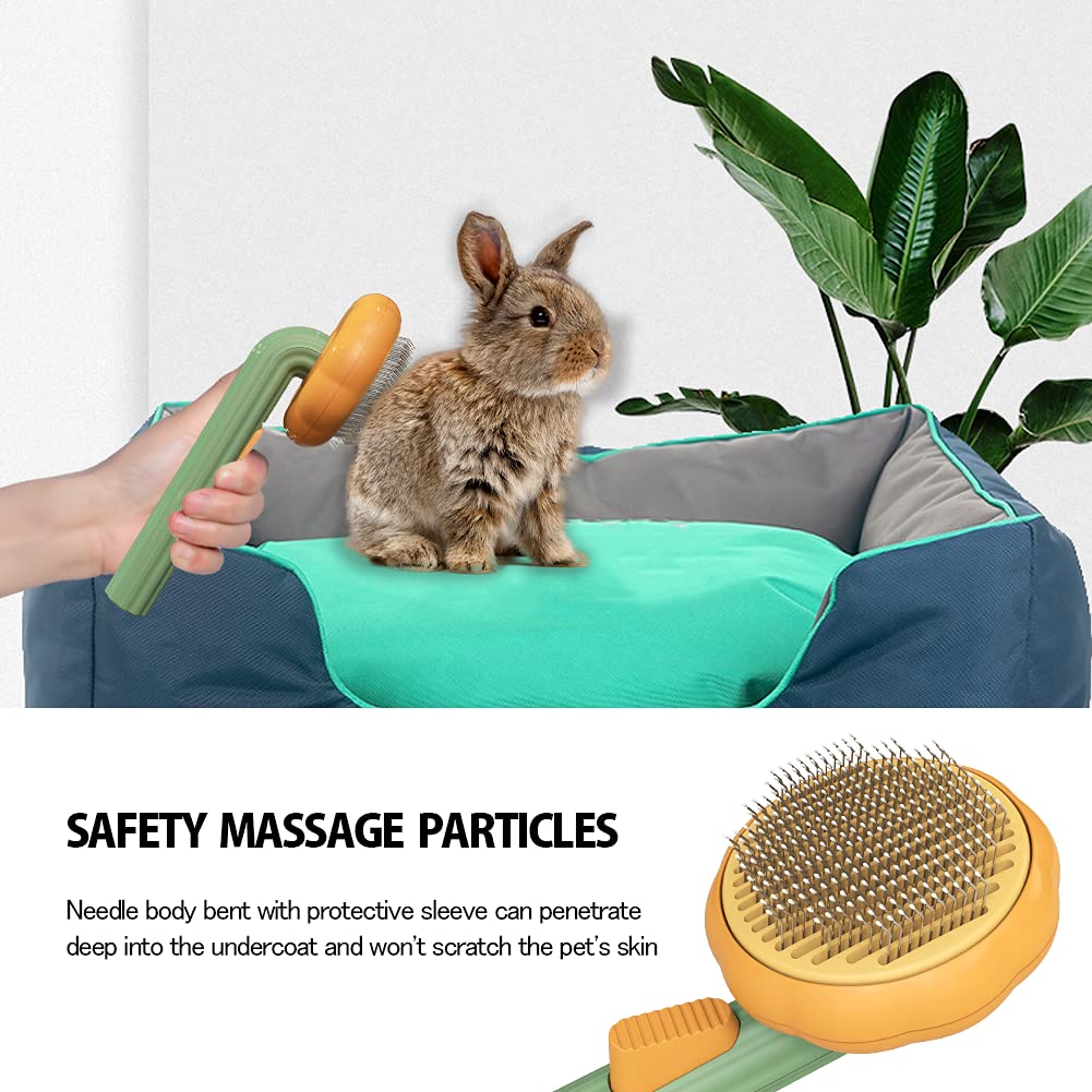 Pumpkin Pet Self-Cleaning Slicker Brush For Grooming