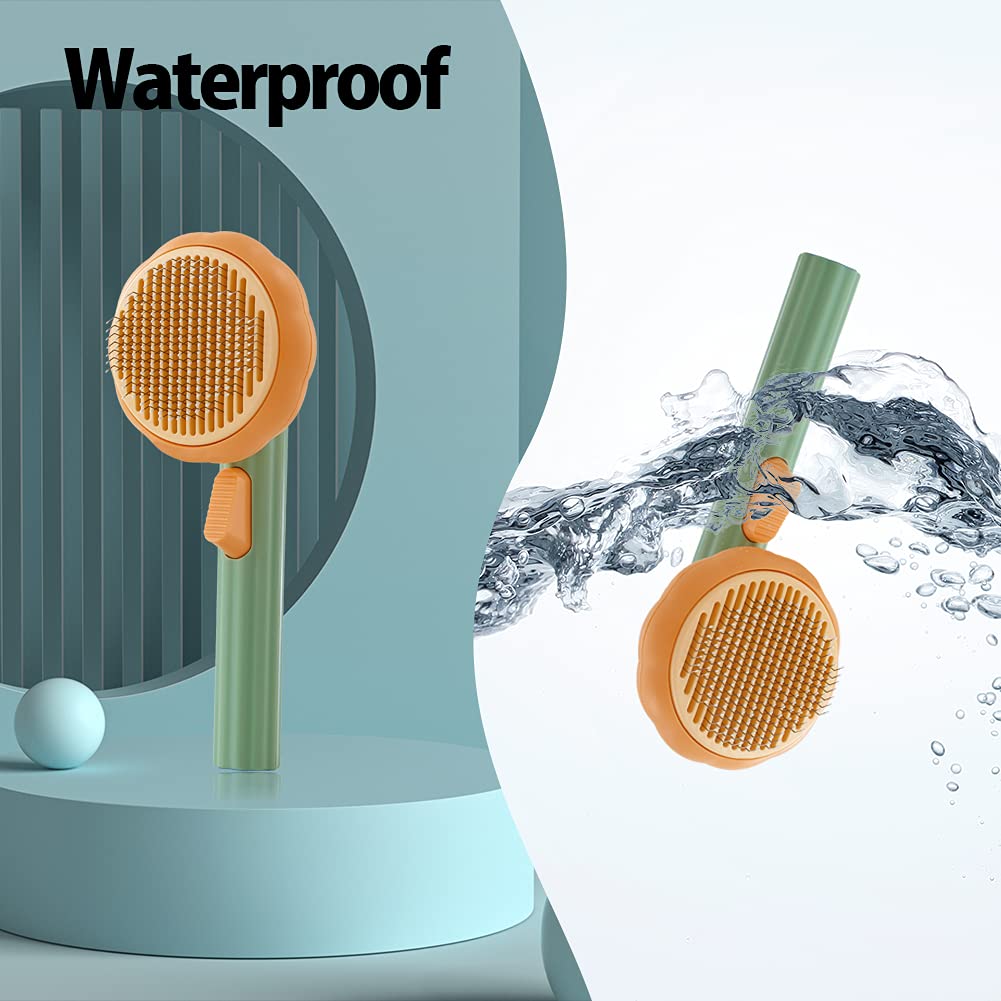 Pumpkin Pet Self-Cleaning Slicker Brush For Grooming