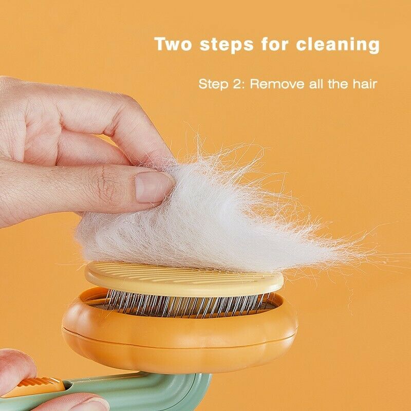 Pumpkin Pet Self-Cleaning Slicker Brush For Grooming