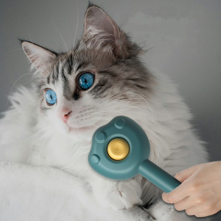 Self-Cleaning Pet Grooming Comb Hair Remover Brush