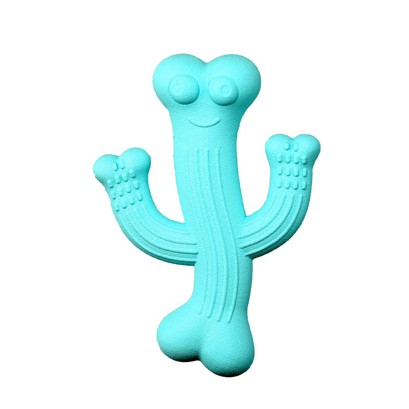 Durable Cactus Pet Chew Toy Interactive Bite Resistant