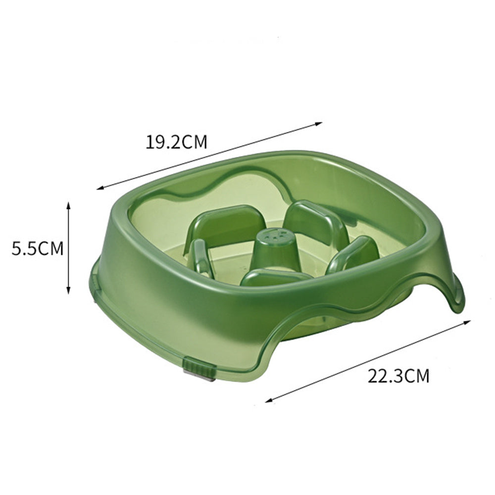 Slow Feed Pet Water and Food Bowl Anti-Choking Design