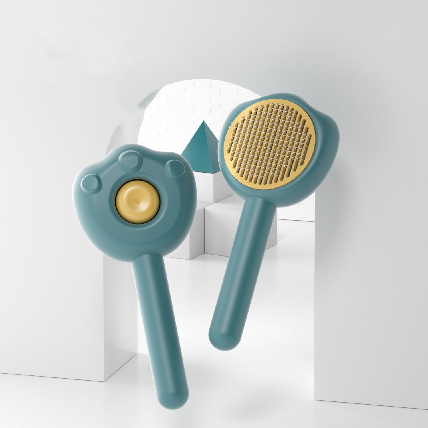 Self-Cleaning Pet Grooming Comb Hair Remover Brush