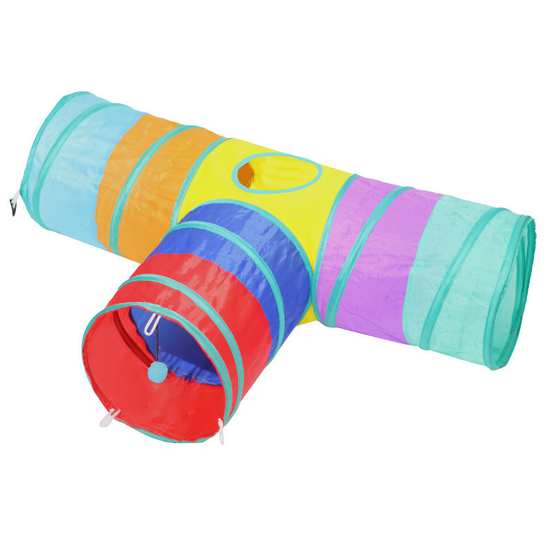 Foldable Pet Tunnel Climbing Play Path Toy