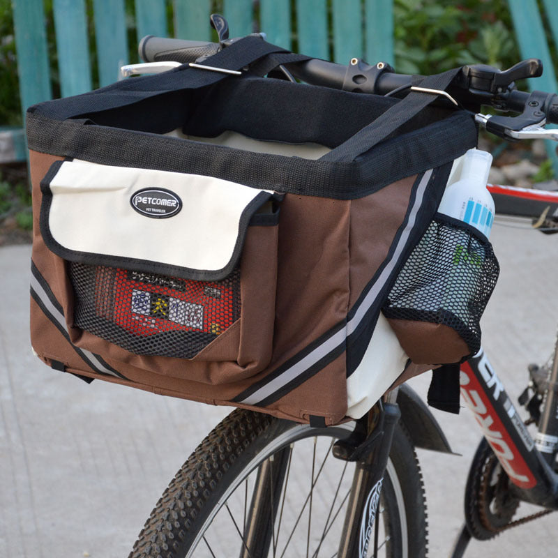 Removable Front Bike Basket Pet Carrier