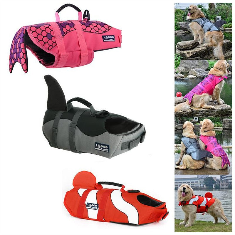 Pet Life Jacket Outdoor Swimming Safety Vest