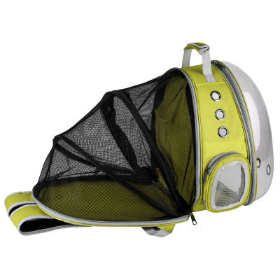 Portable Pet Backpack Carrier Bubble Capsule Design