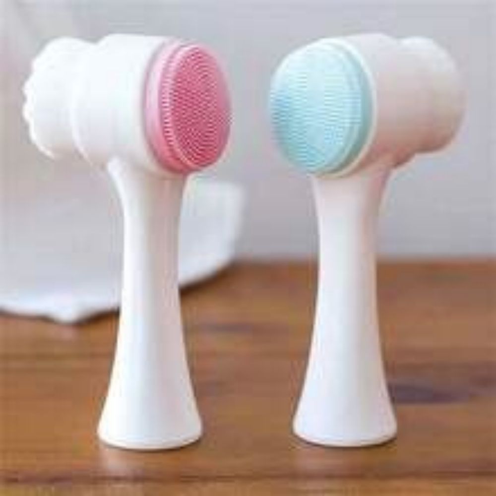 Easy-Clean Nylon Pet Paw Brush Gentle Grooming Tool