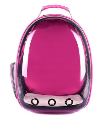 Portable Pet Backpack Carrier Bubble Capsule Design