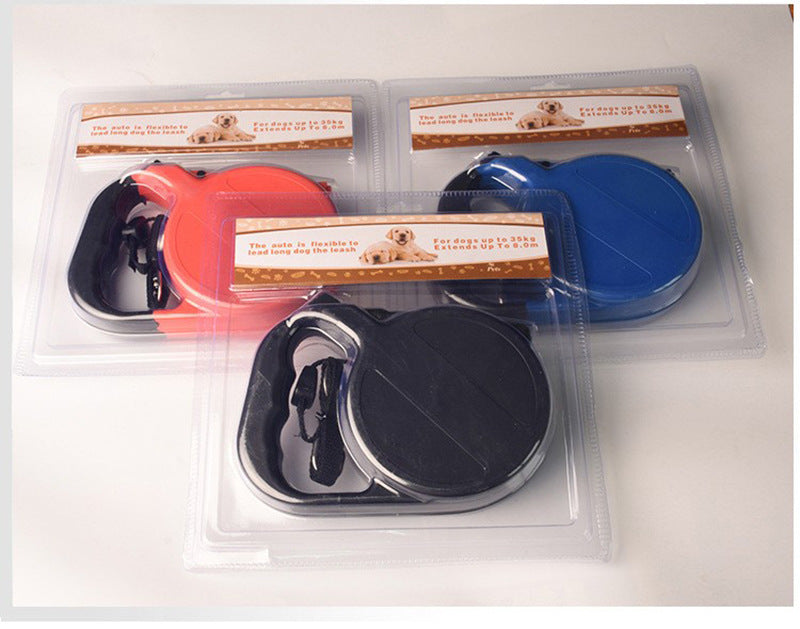 8m Nylon Retractable Pet Leash Automatic Design