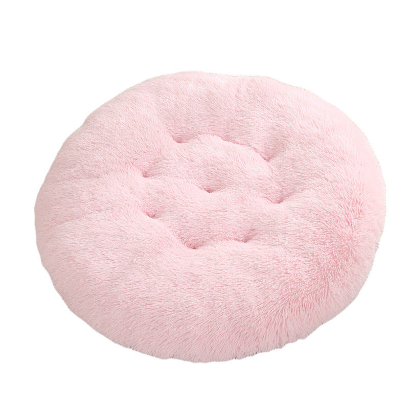 Round Plush Pet Bed Mat