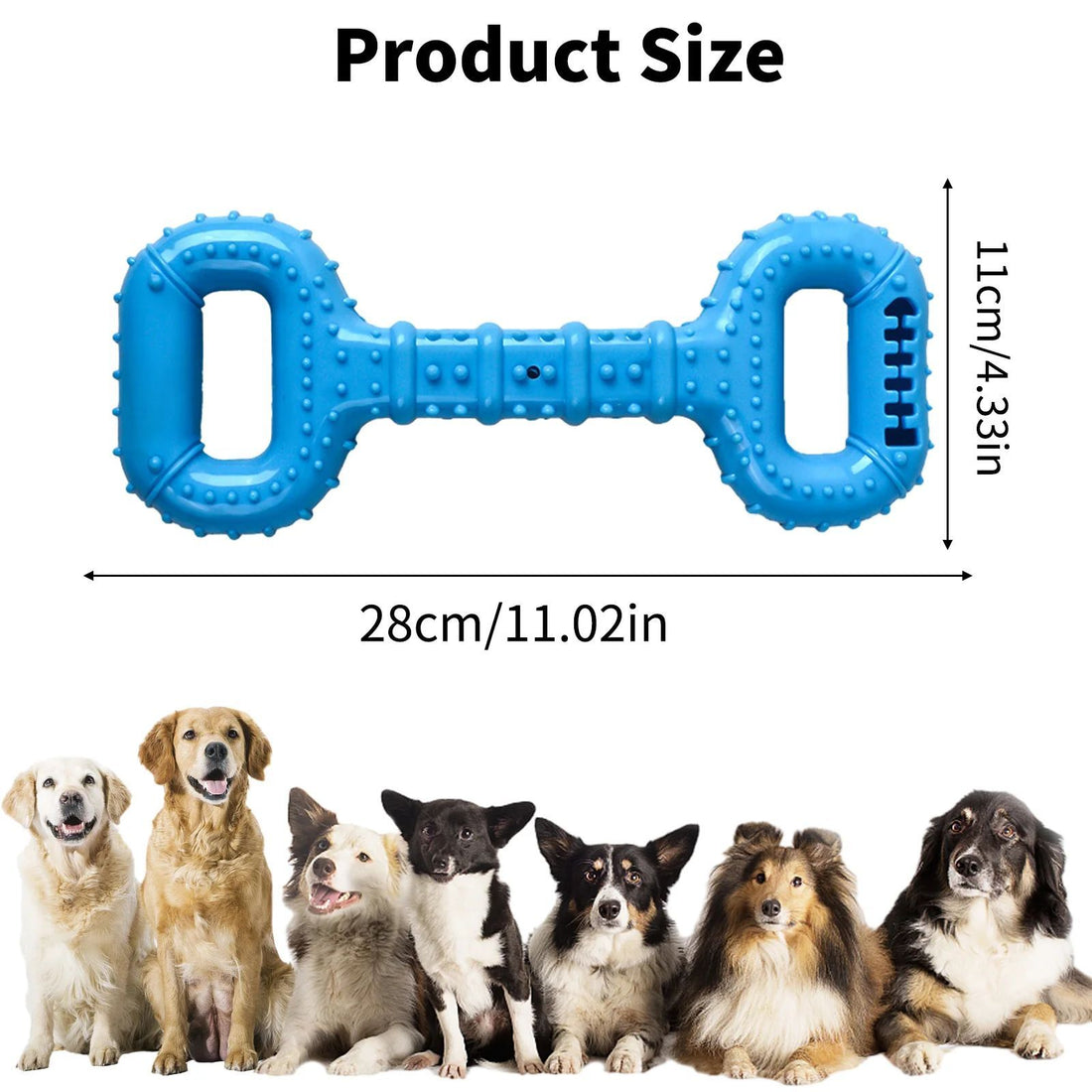 Durable Pet Chew Bone Interactive Long-Lasting Toy