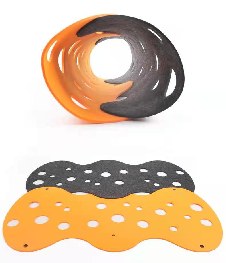 Removable Felt Pet Tunnel Toy for Play