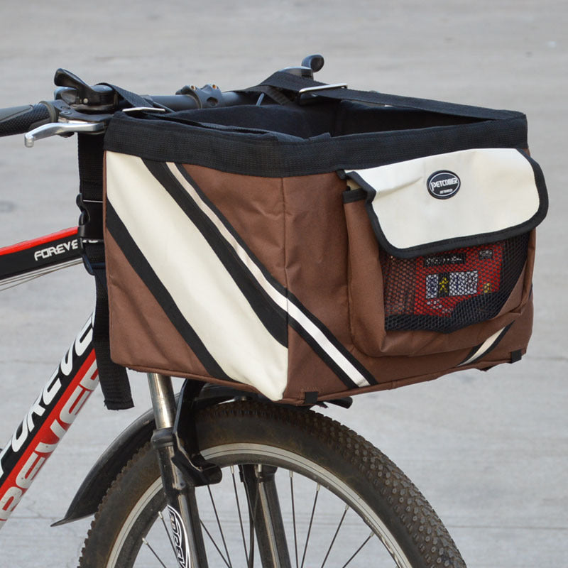 Removable Front Bike Basket Pet Carrier
