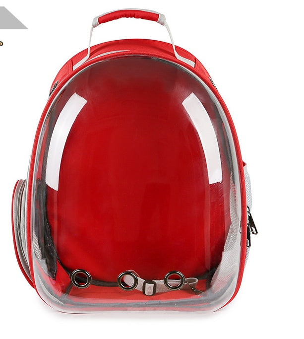 Portable Pet Backpack Carrier Bubble Capsule Design