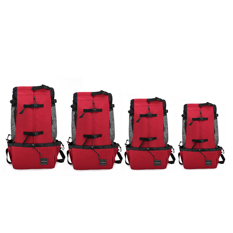 Double-Shoulder Portable Pet Travel Carrier Backpack