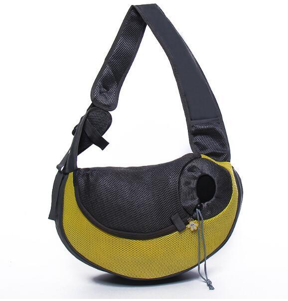 Outdoor Mesh Oxford Pet Carrier Single Shoulder Travel Bag