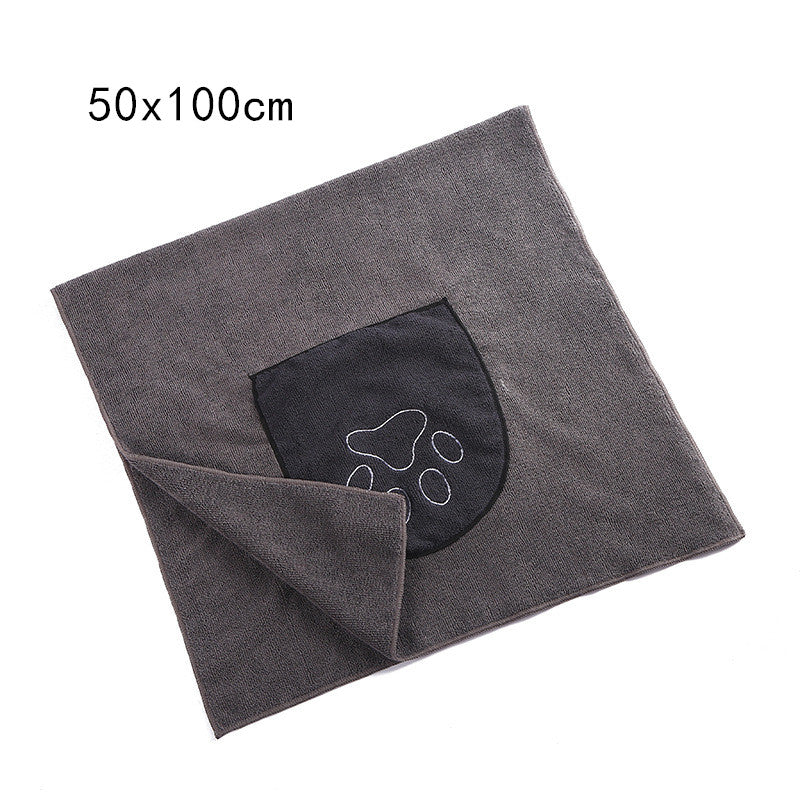 Absorbent Pet Bath Towel
