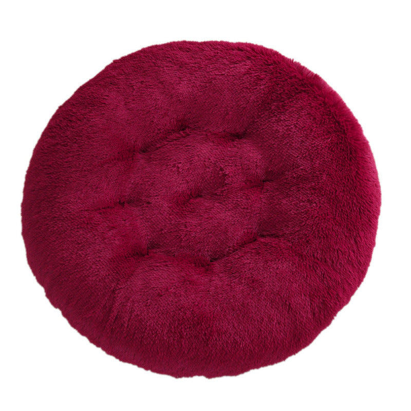 Round Plush Pet Bed Mat