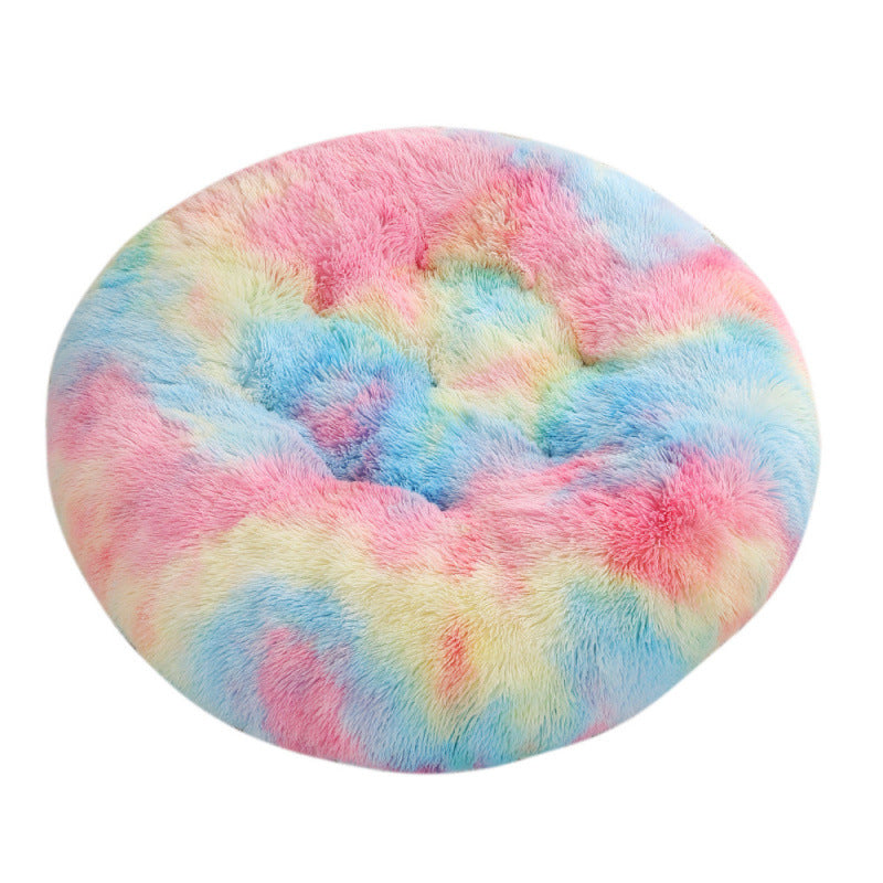 Round Plush Pet Bed Mat