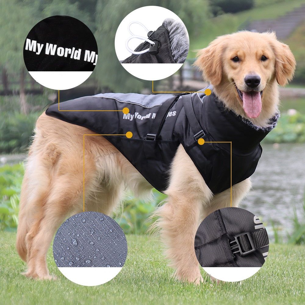 Warm Waterproof Reflective Pet Shell Jacket