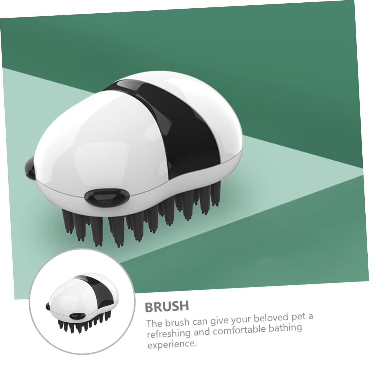 Pet Bathing And Grooming Brush With Gloves