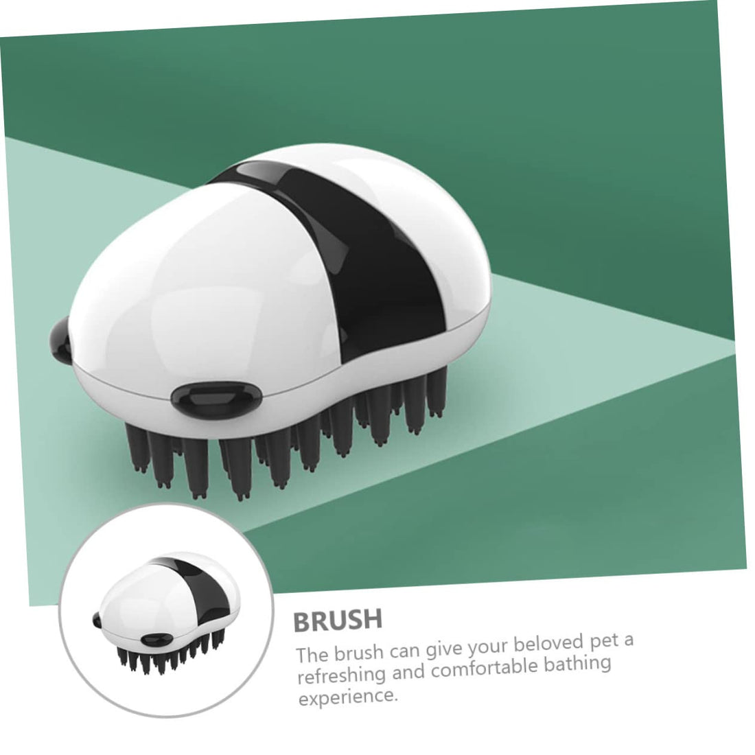 Pet Bathing And Grooming Brush With Gloves