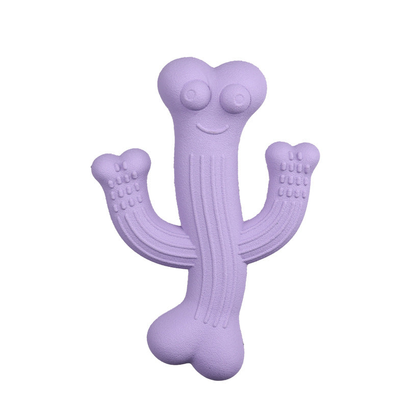 Durable Cactus Pet Chew Toy Interactive Bite Resistant