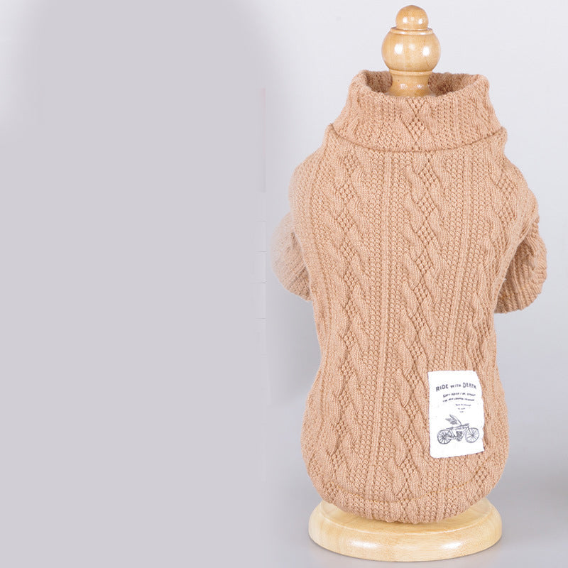Cozy Knit Pet Sweater Comfortable Warm Wear