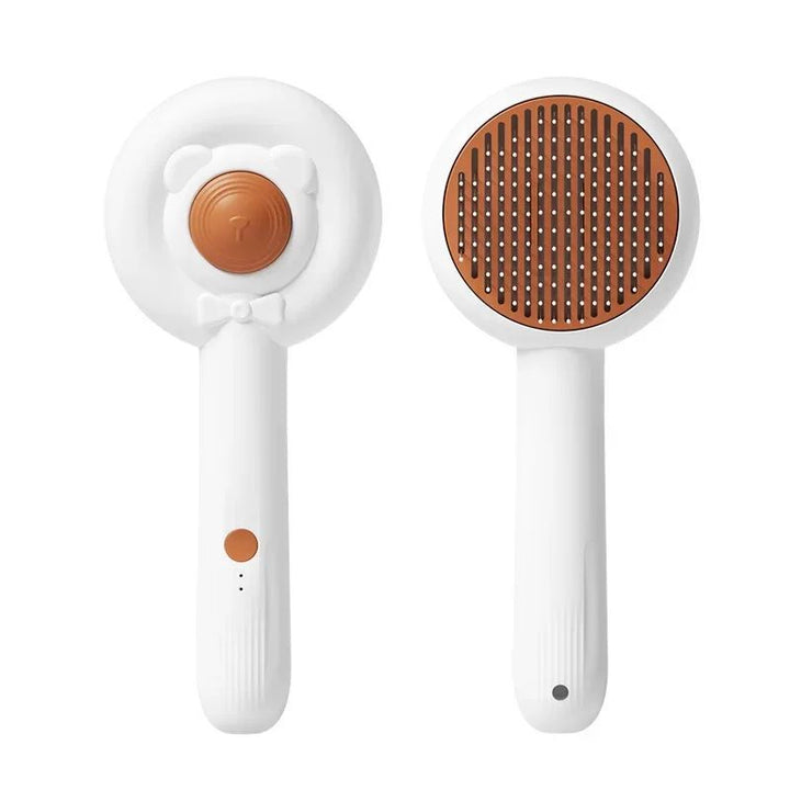 Rechargeable Two-in-One Pet Nail Trimmer Grooming Brush