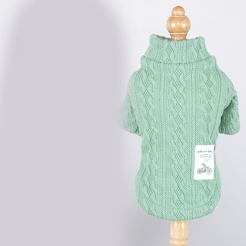 Cozy Knit Pet Sweater Comfortable Warm Wear