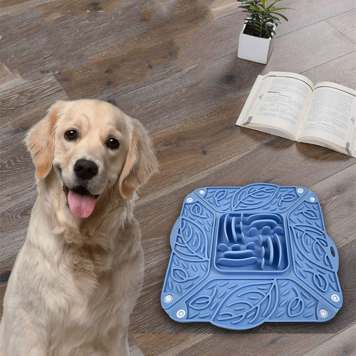 Foldable Silicone Pet Slow Feeder Multi-Functional Bowl